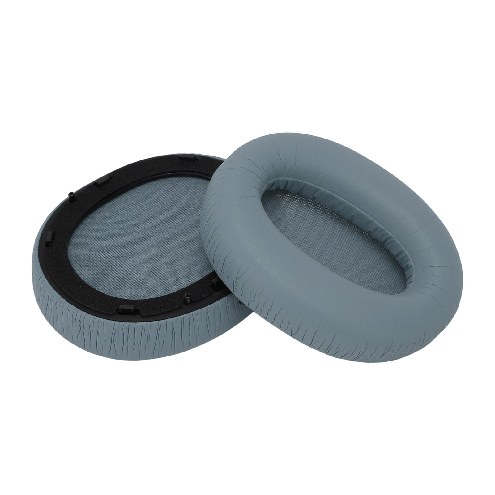 

Replacement Ear Pads Cushions Noise Reduction Soft Ear Cushions for EDIFIER W820NB Bluetooth Headphones Grey Blue