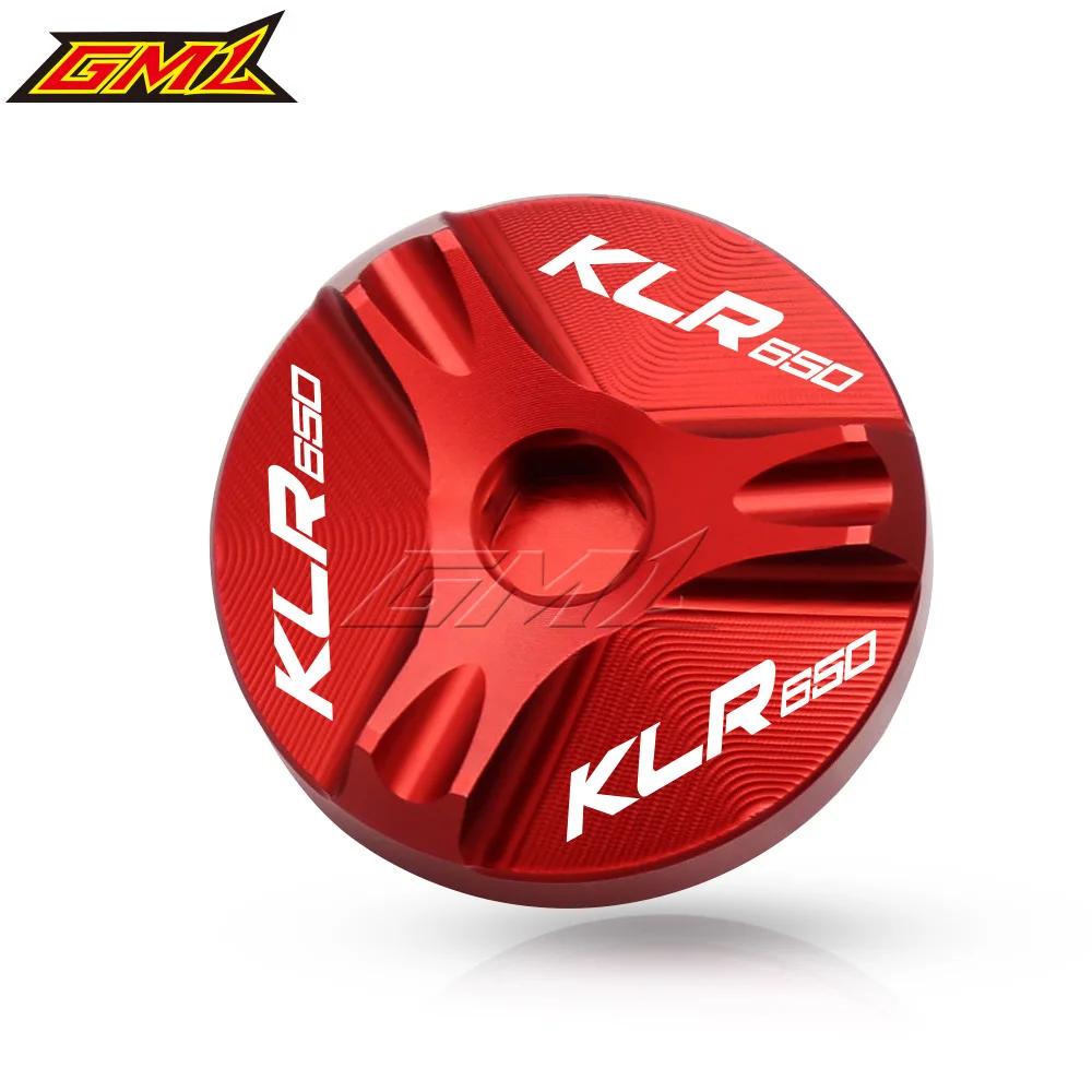 Motorcycle  Accessories Aluminum Engine Oil Drain Plug Sump Nut Cup Cover Oil Filler Cap For Kawasaki KLR650 KLR 650 1984-2015