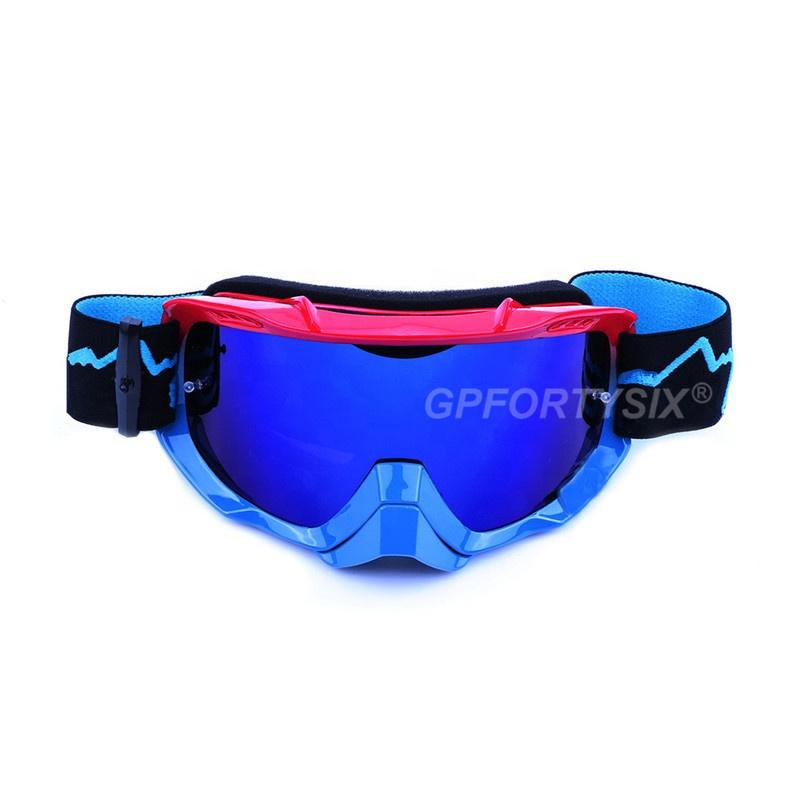 Maßgeschneiderte Motorrad ATV Brillen Motocross Brillen Off Road Dirt Bike Motorradhelm Brille Ski Sport Mountainbike Sonnenbrillen