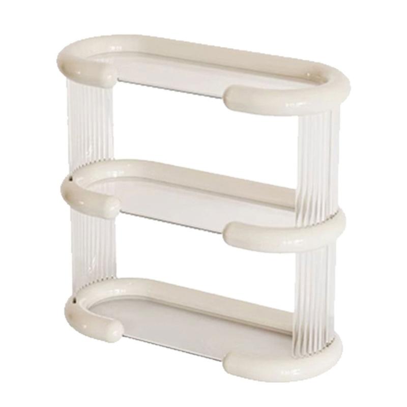 Plastic Cup Organizers Rack for Desk Practical Desk Cup Storage Rack Multi Layer Rack for Students and Professionals