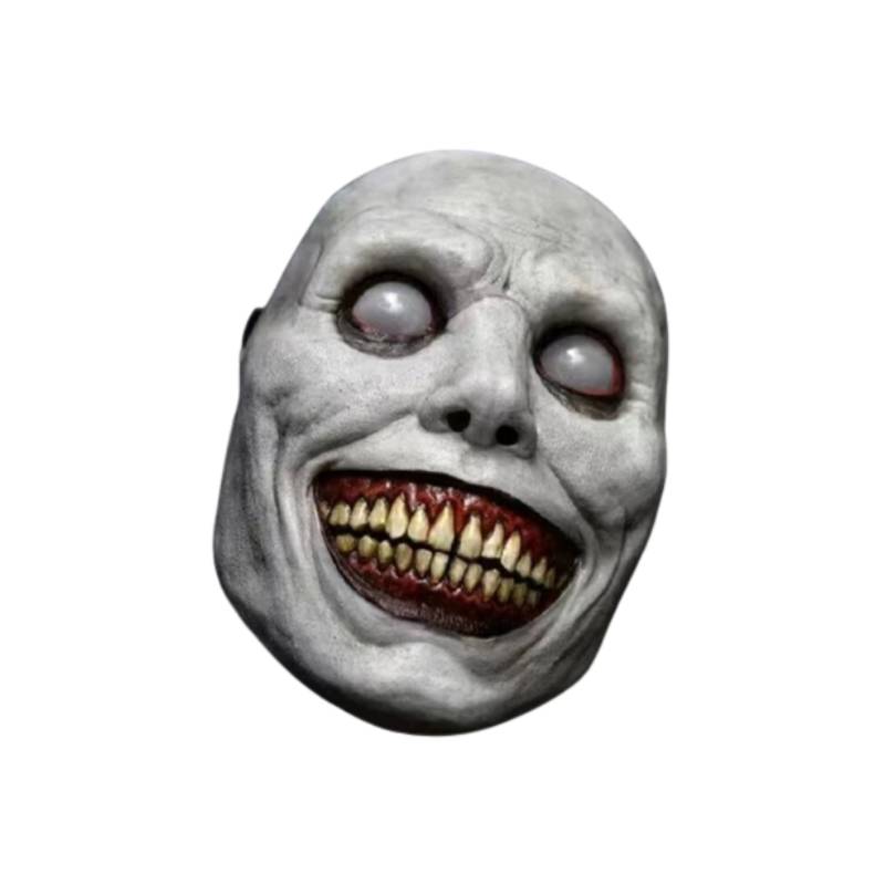 

Exorcist Halloween The Latex Mask White Green Unisex Costume Prop Accessory белый