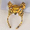 Animal Tigre Costume Accessories Halloween Cosplay Costume Tigre Ears Headband Bowtie Face Stickers Tigre Tail Tutu
