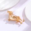 Animal Pet Dog Brooch Zinc Alloy Elegant Jewelry For Men And Women