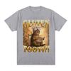 Funny Cat Shirt Gluten Got Me Tootin Meme TShirt Unisex Women Vintage Aesthetic Cotton T Shirts Fashion Oversized Clothing T Shirt