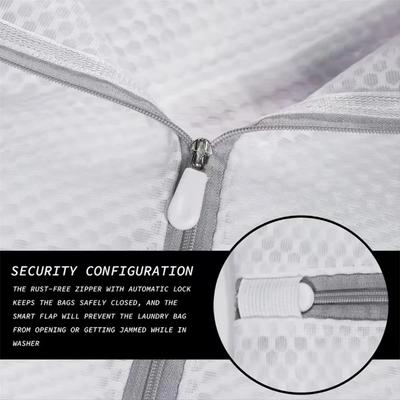Sacs à Linge en Maille Nid d'Abeille pour Linge Délicat, Tissu Filet Durable et Réutilisable Sac à Linge Délicat Sac d'Organisation de Voyage pour Lingerie