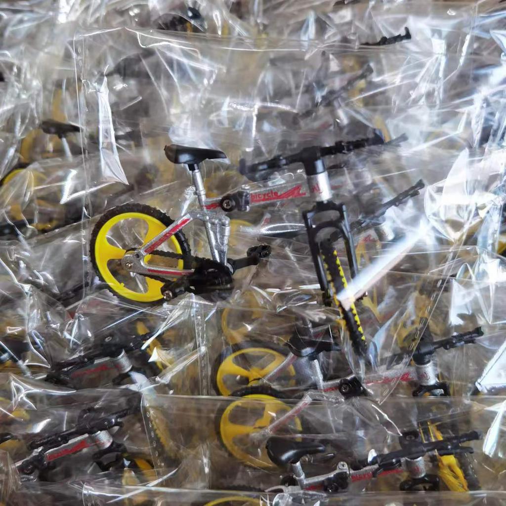 Alloy Folding Mountain Bike Model Toy Mini Finger Bike Fingertip Scooter