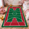 Wooden Basketball Court Indoor Rug Durable Stainresistant Easyclean Carpet For Bedroom Door Living Room Area Home Party Decor Birthday Gift