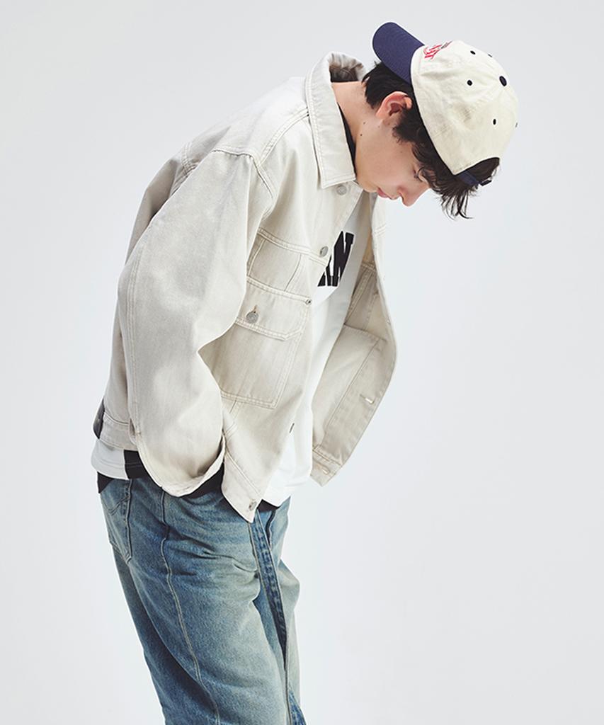 COVERNAT [Cozy Fit] Vintage Ball Cap Ivory