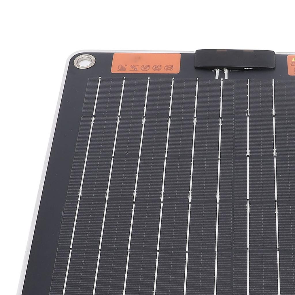 Solar Panel Double Sided 20W Dual TYPE C Output 5V 2A Ultra Thin Portable Solar Panel for Travel Camping