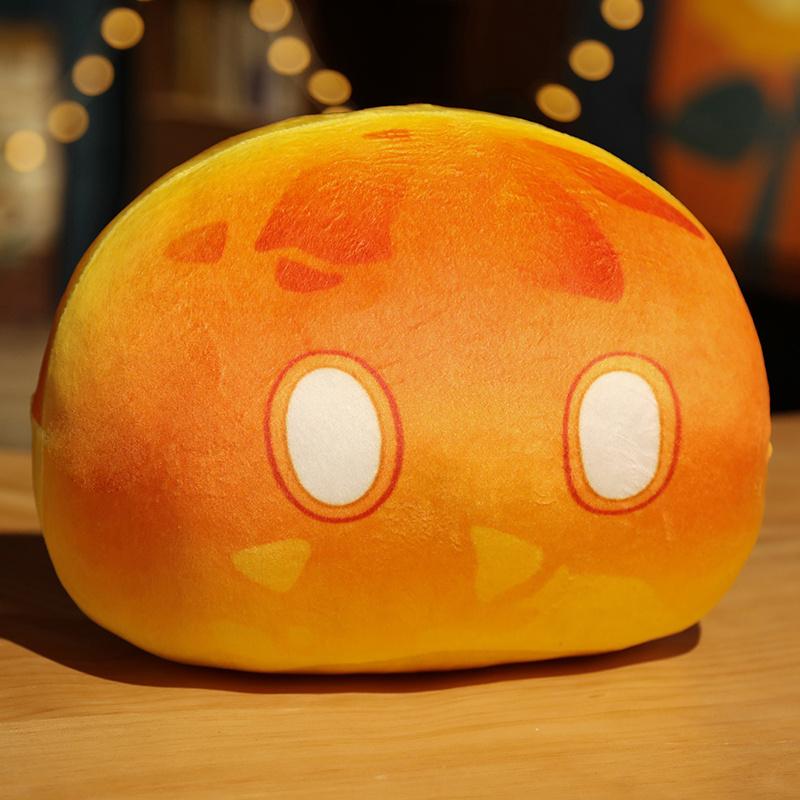 Genshin Impact Slime Plush Pillow Multi Element Soft Stuffed Cushion Game Peripheral for Sofa Decor Fans Gift Collection