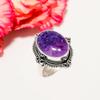 Purple Charoite - Siberia 925 Sterling Silver Ring V4572, Purple Ring, Oval Ring, Valentin's Day Gift, Gift For Her, Birthday Gift, Handmade Jewelry,