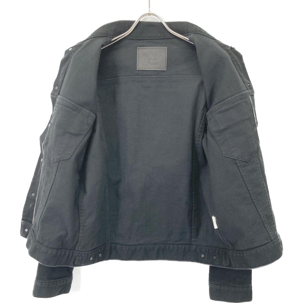 HYSTERIC GLAMOUR [22AW] KINKY JEANS 02223AB16 3rd Denim Jacket XL blackUsed