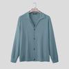 INCERUN Men's Lapel Neck Long Sleeve Buttons Knitted Casual Cardigan Tops