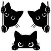 ZQX Car Sticker Cat Cute Car Sticker Waterproof Sunscreen Scratch