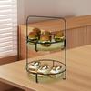 Layer Serving Tray Cake Display Holder for Kitchen Dining Room Events