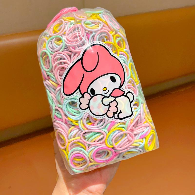 No-Damage Elastic Hair Ties for Girls - High Elasticity Accessories