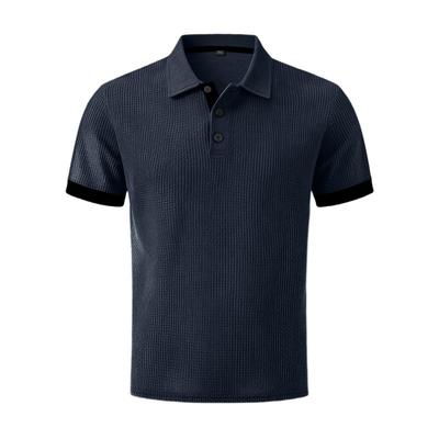 Men's New Summer Short-sleeved Polo Shirt with A Turned-down Collar, Sporty and Casual T-shirt Top for Men