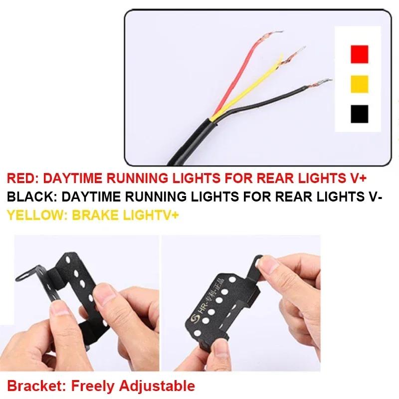 Autozubehör 72 LED Bremslicht F1 Pilot Leuchte LED Bremslichter Stoßstange Hinten Pilot Lampe Für BMW Für Benz Für VW Universelle Autos