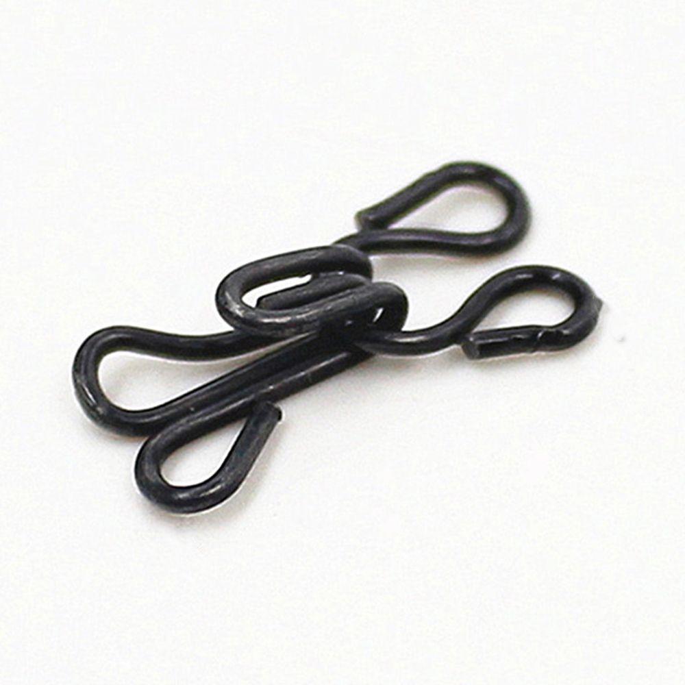 

DIY Zinc Zinc Alloy Garment Accessories Jacket Hooks Replacement Bra Buckle Sewing Hook and Eye Craft Buckle 17mm чёрный