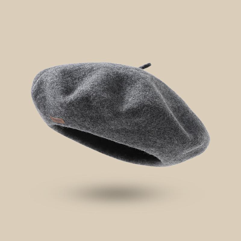 Custom Autumn Winter Multi Color Travel Warm Wool Beret Hats for Ladies