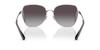 Coach HC7158D CL906 SHINY SILVER 58 Sunglasses Women's