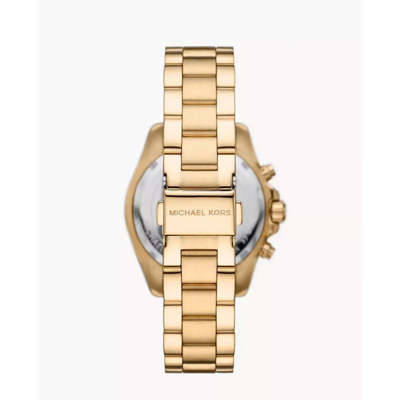 Michael Kors Ladies Watch Bradshaw Chronograph 36mm Green Gold Item Number: MK7257