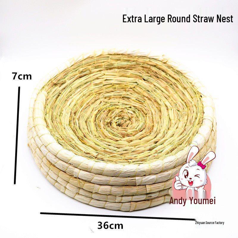 Handgeflochtenes Versteck für Chinchillas & Hamster: Warmes Holznest für Kaninchen & Meerschweinchen