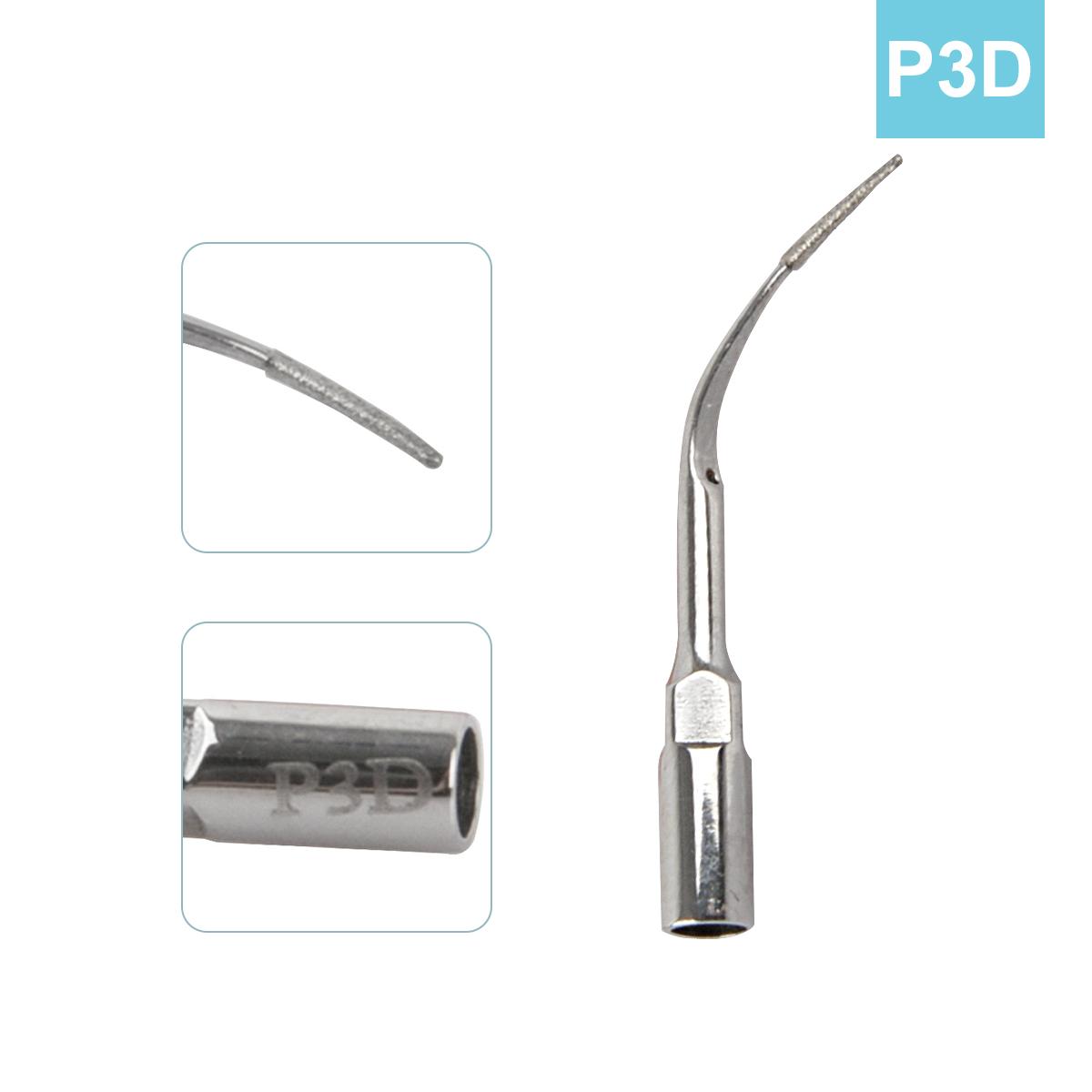 

5 шт. насадок для стоматологического скалера, подходят для наконечника ультразвукового скалера EMS/WOODPECKER/SATELEC/DTE/NSK, стоматологические ультразвуковые насадки для скалинга 5pcs P3D серебряный