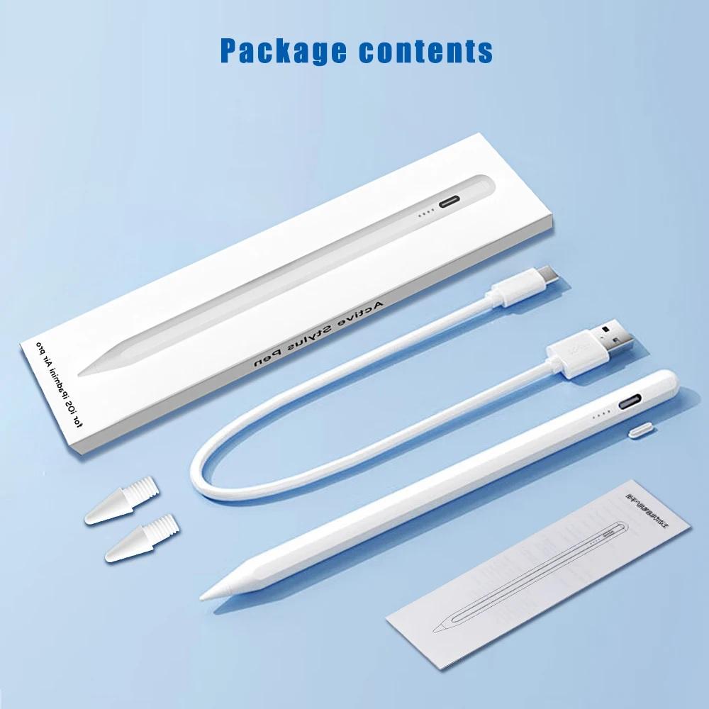 Stylus Pen for Apple IPad for IPad Pencil Accessories 2025 A16 10th 11th Gen Pro Air Mini Palm Rejection Power Display Stylus