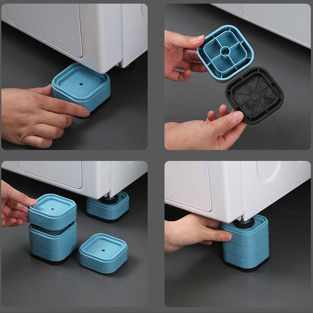 Stand Accessories Furniture Lifting Foot Anti Vibration Pads Rubber Feet Mat Washing Machine