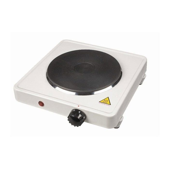 Elektrische Kochplatte - leofla - lflfornell1000w - 1000w - weiß - Reise Camping