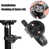 Bike Computer Stand Holder Multifunctional Bicycle Headlight Base Computer Bracket for Garmin Varia Radar Taillight Bracket