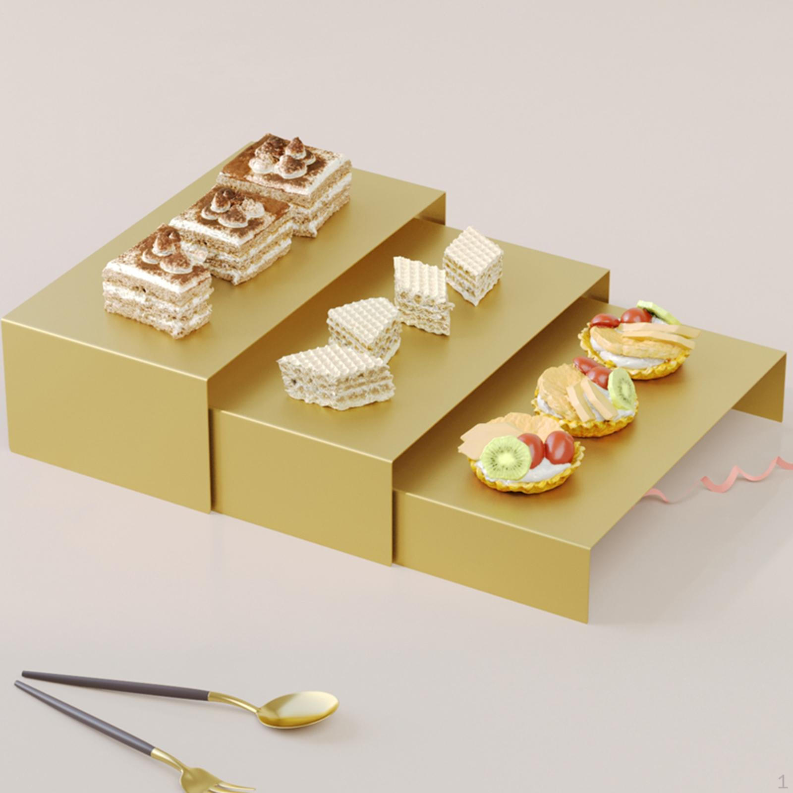 Трехуровневая подставка для десертов для элегантных встреч