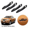 For Nissan Navara NP300 D23 2015-2024 Matte Black Keyless Door Handle Cover Trim Protector Exterior Accessories