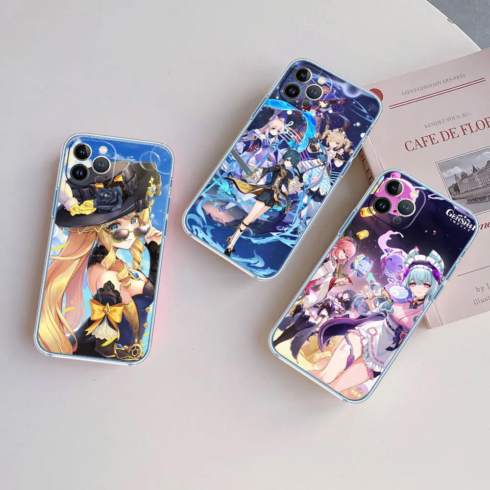 CJ60 Genshin Impact Case for LG K22 K30 K40 K40S K41 K42 K50 K50S K51 K51S K52 K61 K62 K71 K92 Q60 Q61 V40 V50 V60