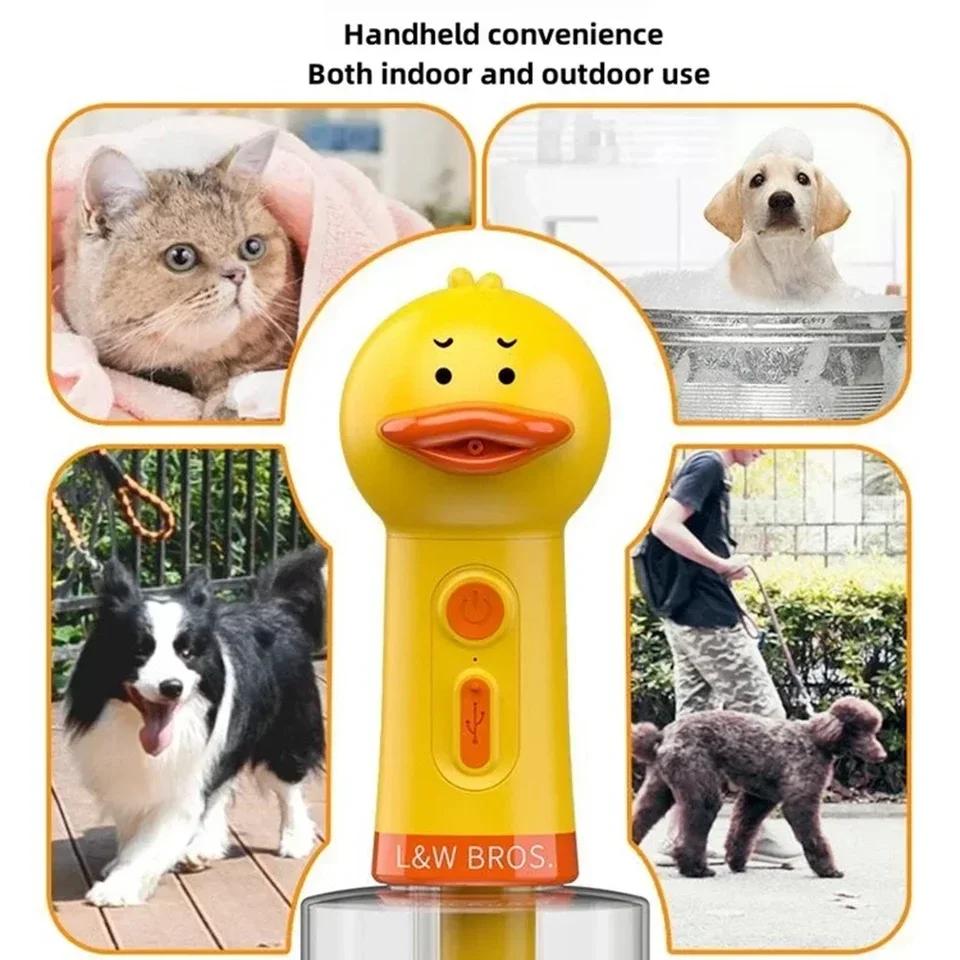 Yellow Duck Automatic Foam Pet Bathing Machine USB Charging Soap Dispenser Easy and Convenient Cleaning Tool for Pet Care