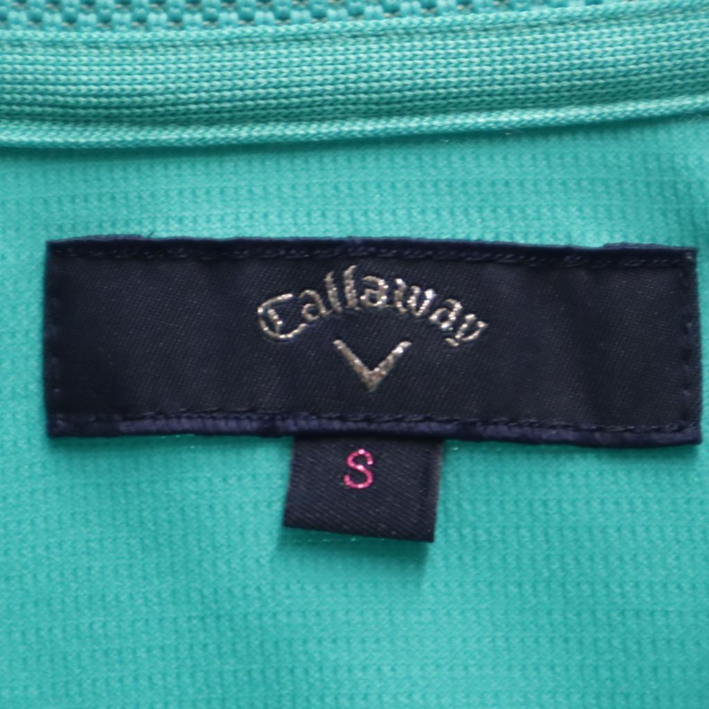 Callaway Golf Short Sleeve Polo Shirt S Emerald Green Women Used