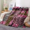 1PC Custom Name Y2K Patterned Flannel Blanket Suitable For All Seasons for Home Decor Warmth and Comfort Gifts Holiday Present_xia