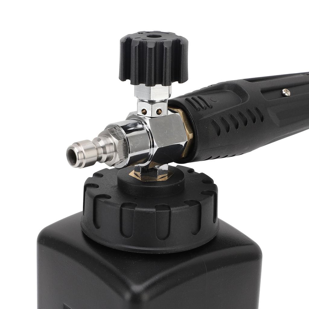 Handheld Foam Sprayer 1000ML High Pressure Car Foam Sprayer for Home Gardening Lawn Fertilization Cleaning Black