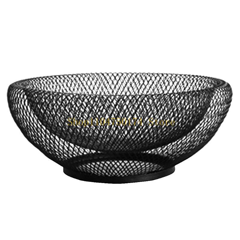 Nordic Metal Fruit Bowl Kitchen Egg Basket Fruit Vegetables Bread Candy top sale