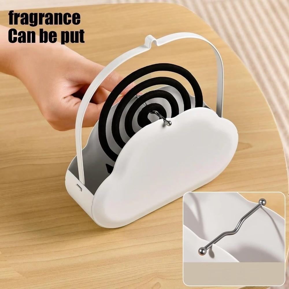 Cloud-Shaped Mosquito Coil Holder Wall Mounted Gnat Coil Rack Modern Coil Incense Burner  Patio