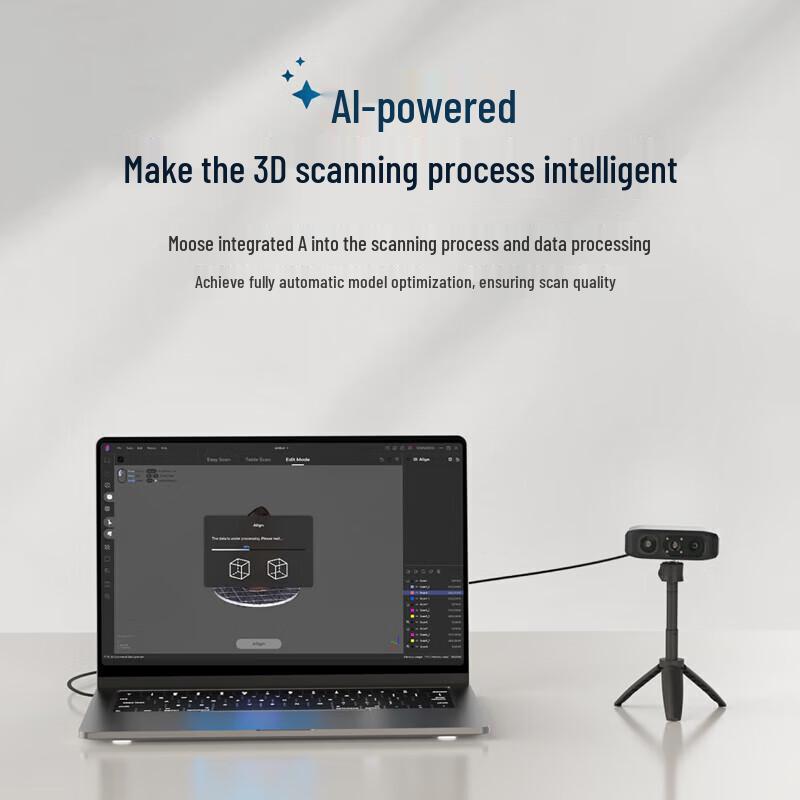 Jumu Yida Moose High-Precision Handheld Portable Full-Color 3D Scanner CN Plug (adapter Included)