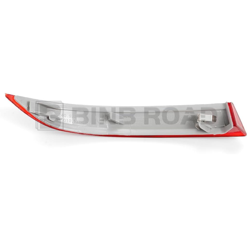 2Pcs Rear Bumper Reflector 63147240997 + 63147240998 Left Right Red Trim Compatible with BMW X5 E70 2009-2013