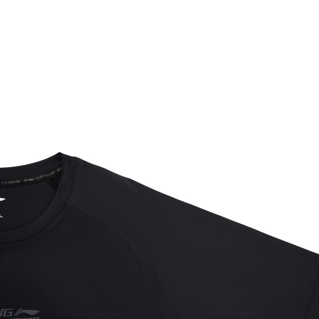 Li-Ning Round Neck Logo Print Pullover T-Shirt Men tops ATSW817-1