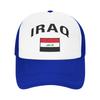 Iraq Flag Proud Iraqi Mesh Baseball Caps Adult Sport Trucker Worker Cap  Hats Breathable Summer Trucker Hat