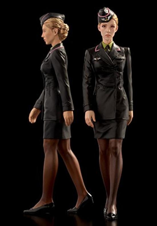 Brick Works Maschinen Krieger Strahl Army Female Officer Scale Resin Cast Assembly Kit 1/20