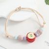 Mori Style Apple Conch Ceramic Beaded Bracelet - Versatile Christmas Ornament for Students