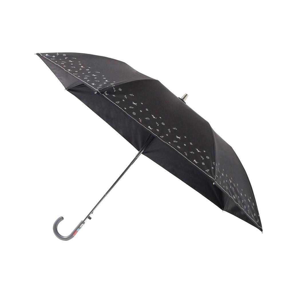 Moonbat Easy to for for Commuting to Work or for Rain or First Class Light Heat UV Cat Black [Cool UV] Parasol, Fold, Women, School, Shine, Blocking,