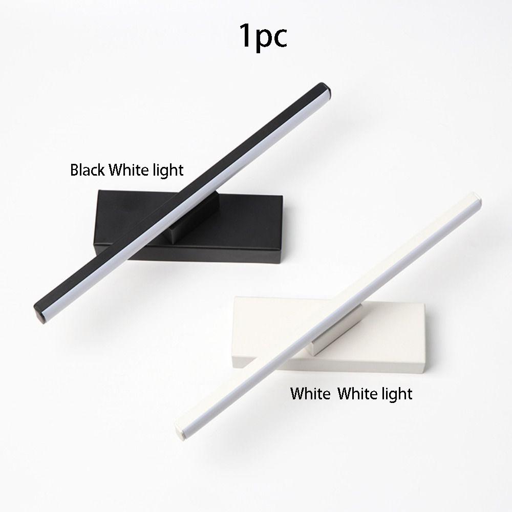 Tricolor Light Rotatable Mirror Lamp Adjustable Wall Sconces Lighting  Indoor Wall Lighting