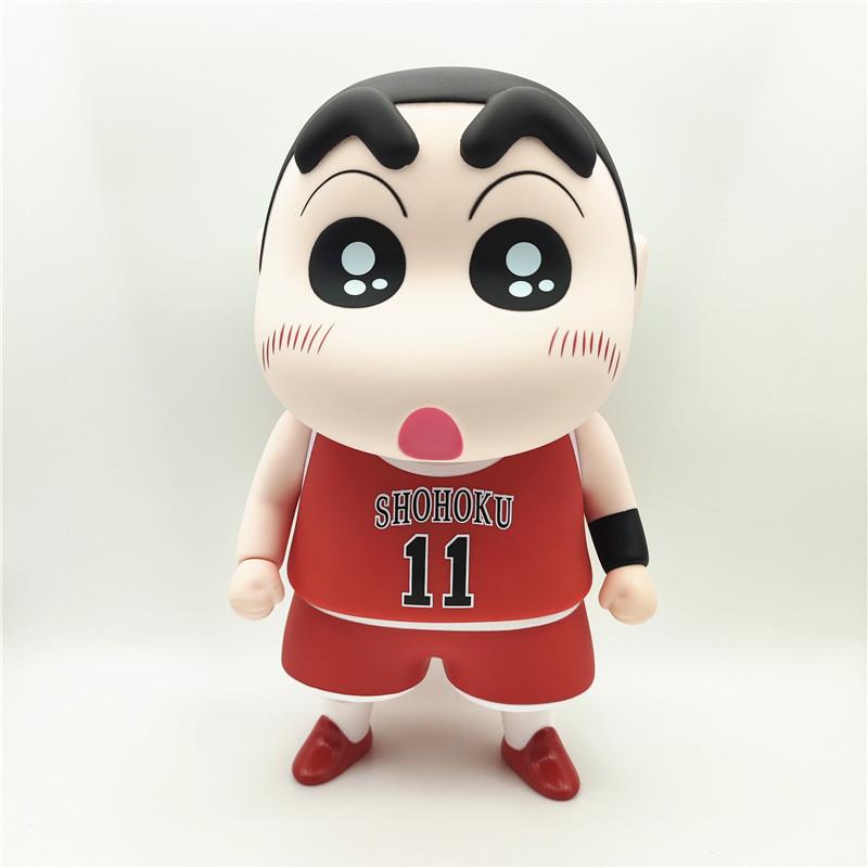 Adorable Pvc Action Figure Crayon Shin-chan Cosplay Soccer Basketball Stars Collectible Toy
